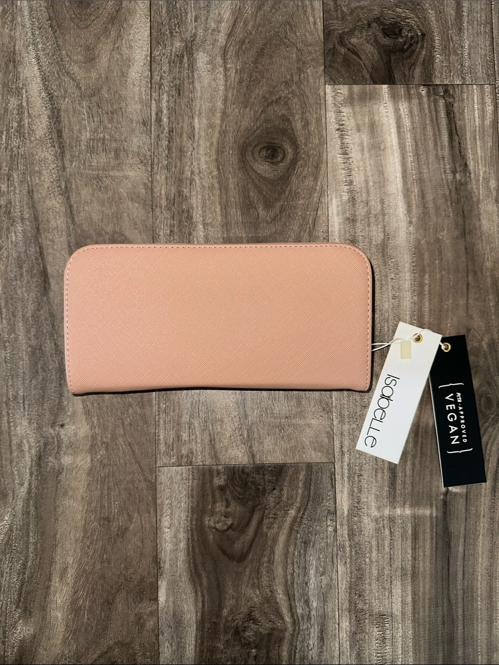 NWT Isabelle Vegan Crossbody Wallet Clutch Tan